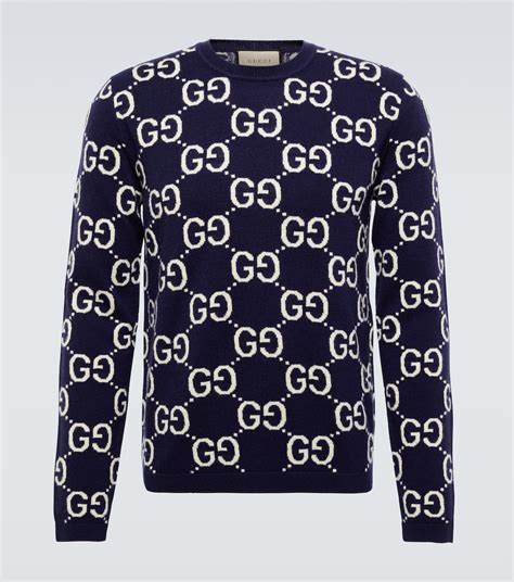 blue gucci sweater|gucci color sweater.